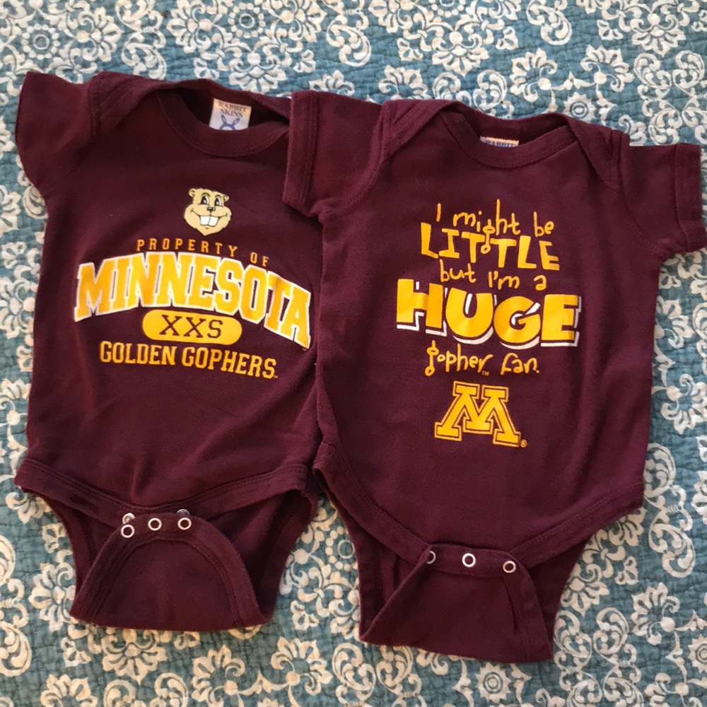 Minnesota Gophers onesies